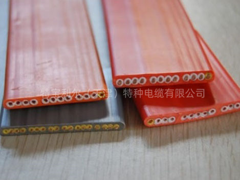 硅橡胶绝缘耐高温、防腐、耐油扁平电缆
