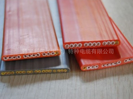 硅橡胶绝缘耐高温、防腐、耐油扁平电缆
