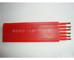 硅胶钢包车扁缆 